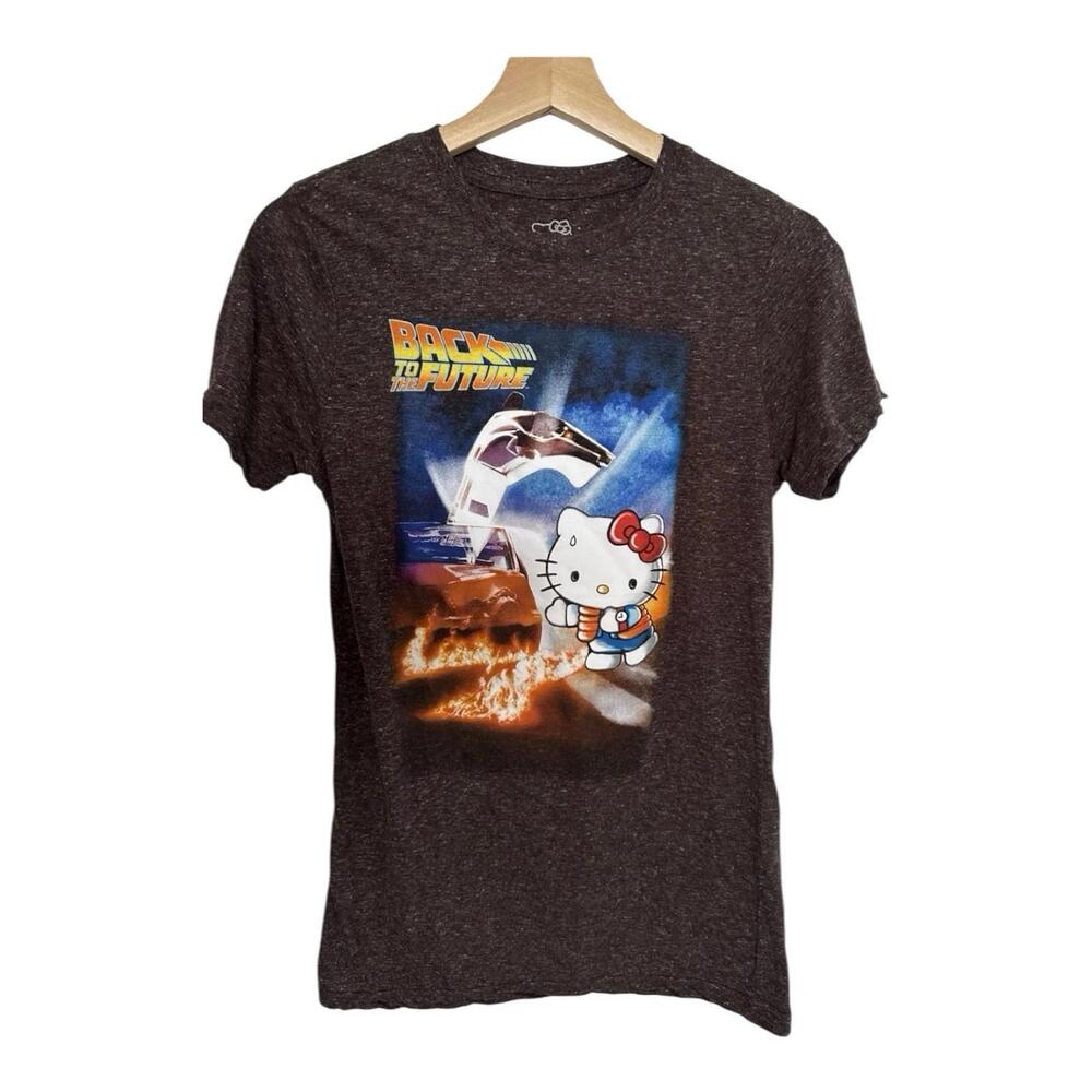 Universal Studios Back To The Future Hello Kitty Women’s Top Shirt Size Small